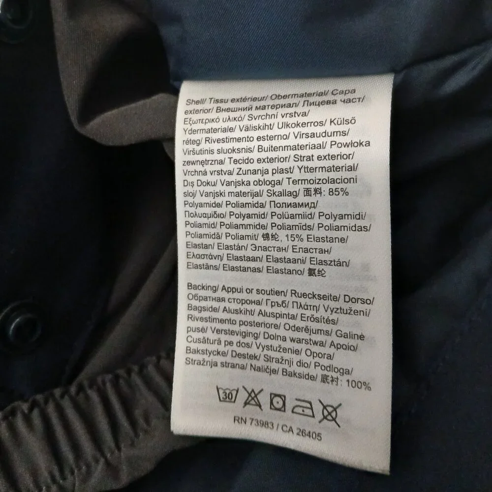 Helly Hansen XS Alphelia Lifaloft Ski Jacket Navy 65676 Waterproof Insulated - Picture 15 of 16